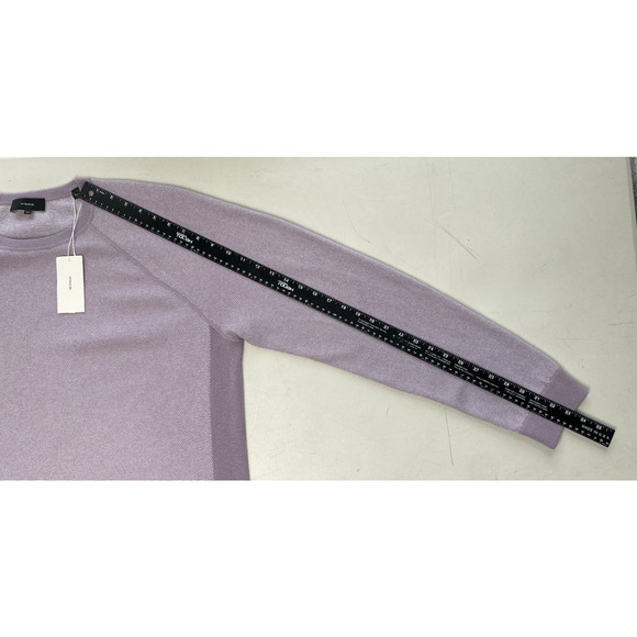 VINCE Sweater Mens XXL Purple Knit Wool Cashmere Preppy Basic Pullover Crewneck - Picture 6 of 12